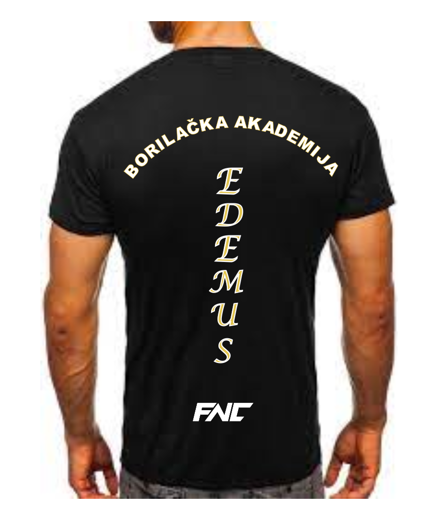 Edemus MMA Majica — Crna